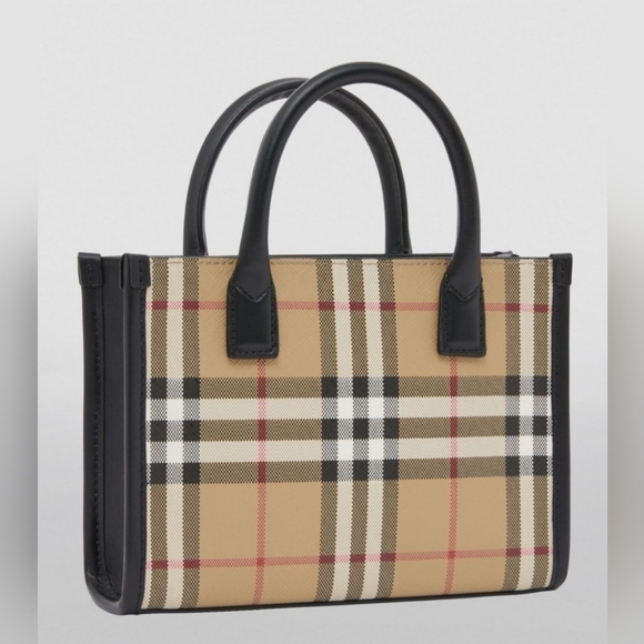 MINI BURBERRY CHECK VINTAGE BAG 💼 - Picture 8 of 15